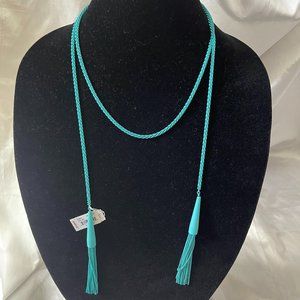 Kendra Scott Phara Tassel Lariat Necklace - Aqua